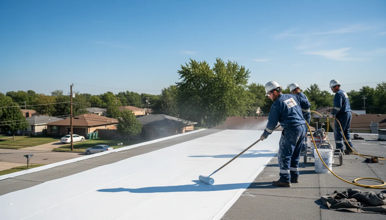 Commercial roof coating in Jermyn, PA near me